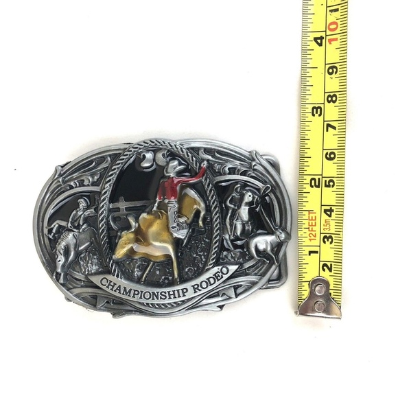 RODEO Belt Buckle Western CHAMPIONSHIP - Picture 4 of 4